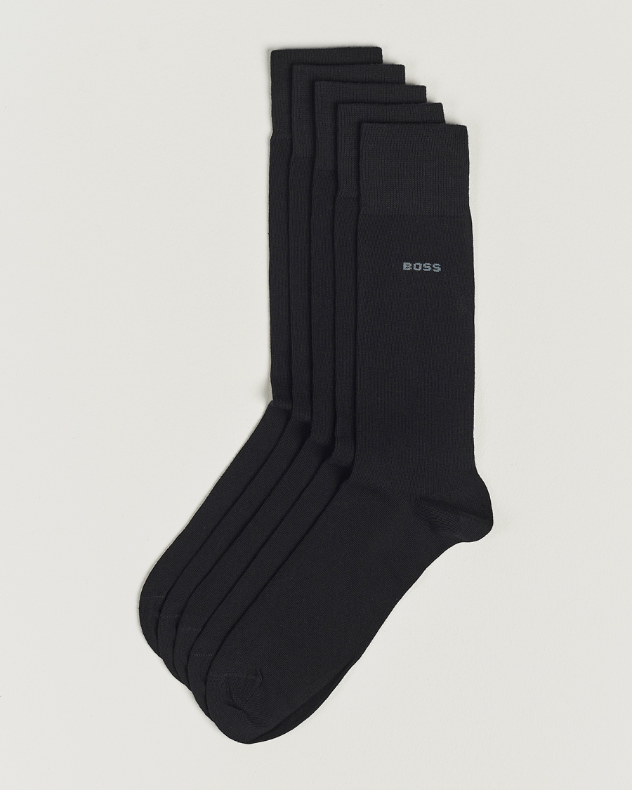 BOSS BLACK 5-Pack RS Uni Socks Black