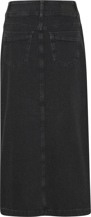 PULZ Jeans PZMALLE HW Skirt Black denim