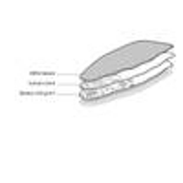 Blokker Strijkplankhoes Comfort - L - 124x42 cm - Stripe