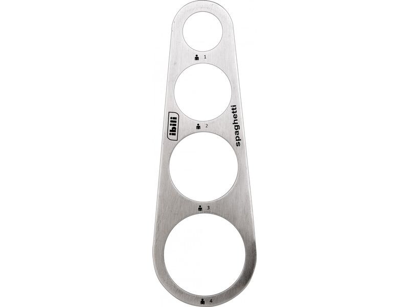 Ibili Nudel- und Spaghettimesser aus Edelstahl 16.5 cm Silb Zum Messen von Nudeln und Spaghetti
