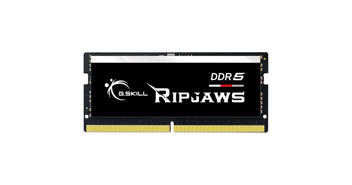 G.Skill64 GB DDR5-5600 Kit laptopgeheugen  (Zwart, F5-5600S4645A32GX2-RS, Ripjaws, XMP)
