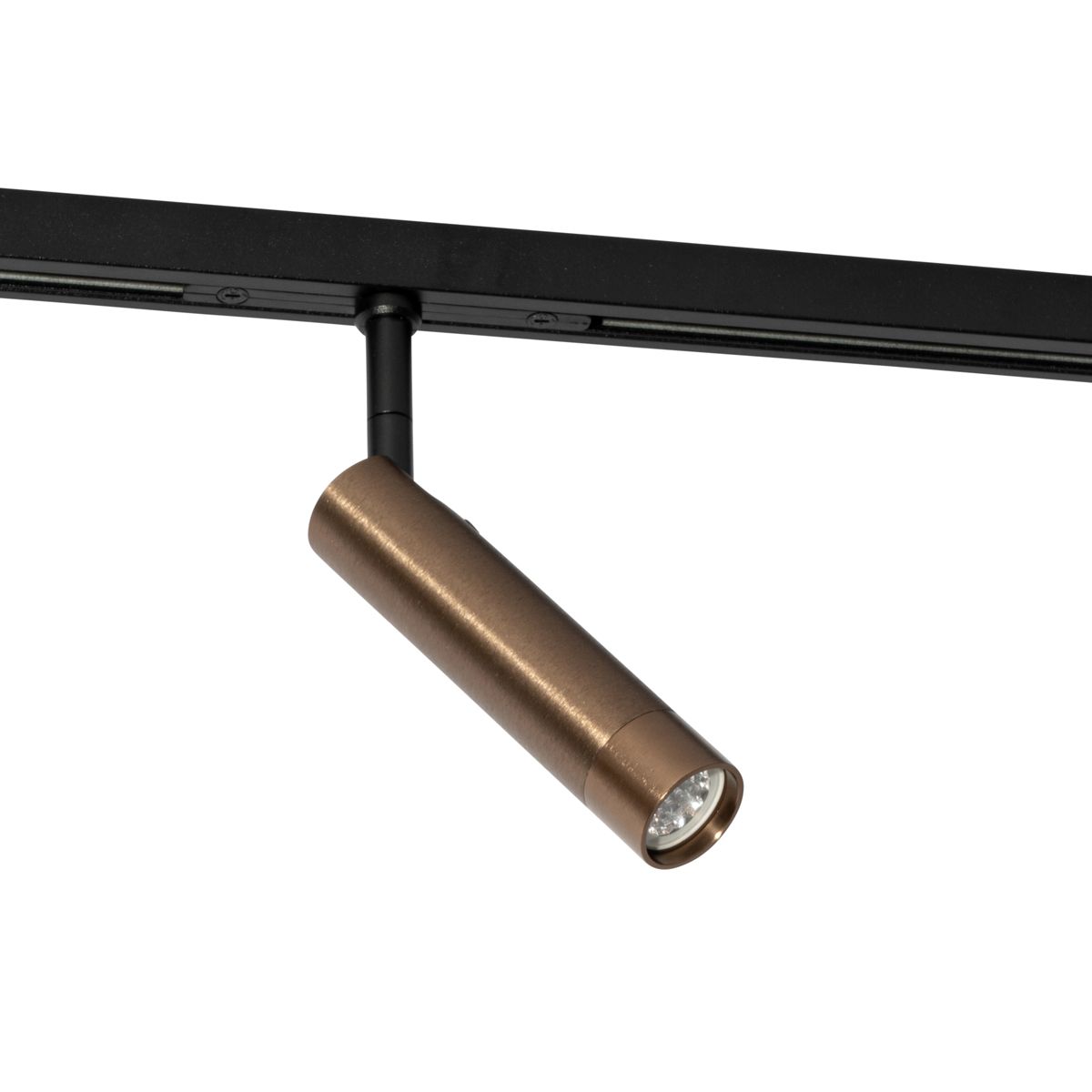 Moderne spot donker brons voor railsysteem 1-fase - Slimline Uzzy