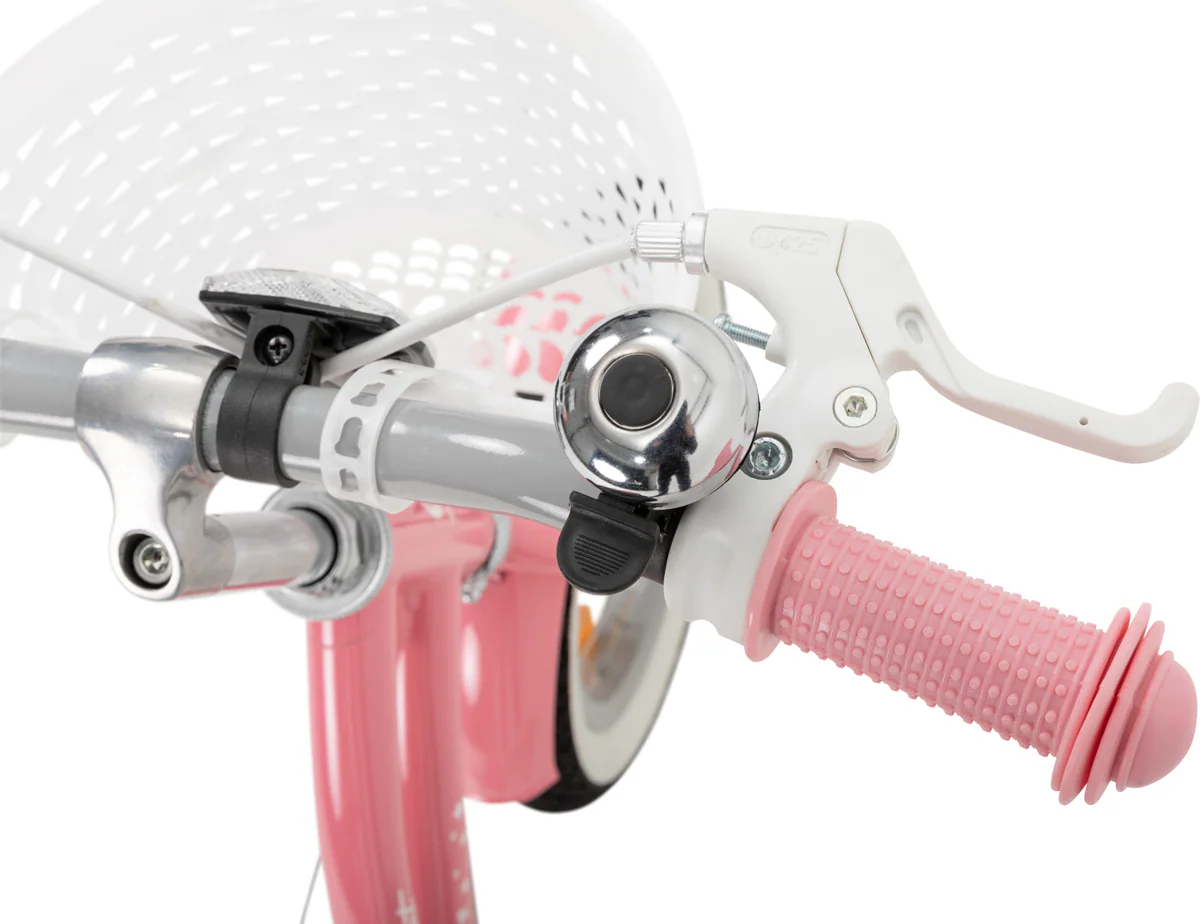 Actionbikes Kinderfahrrad Starlight 12 Zoll, Rosa, Stützräder, Fahrradkorb, Klingel, Kettenschutz (Classic)