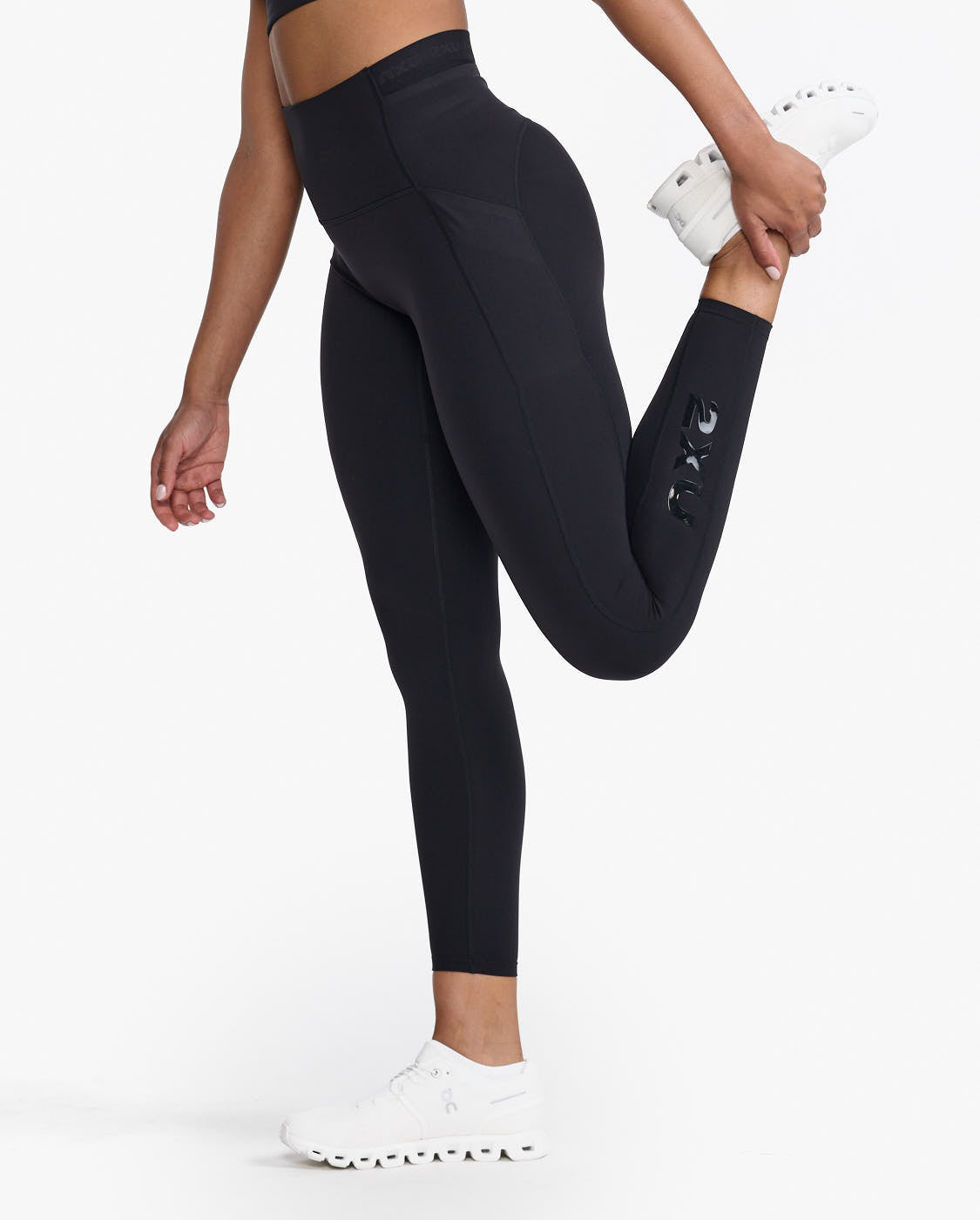 2XU Form Stash Hi-Rise Comp Tights Black\Black