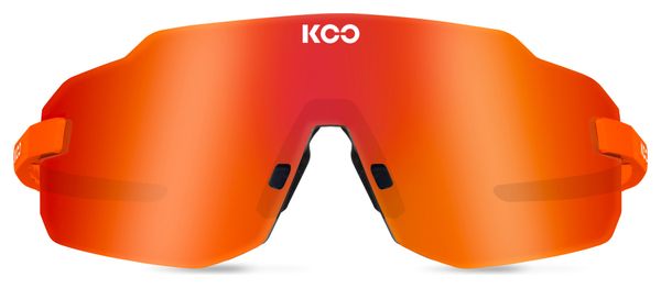 Lunettes KOO Supernova Orange Fluo - Verres Rouge Miroir