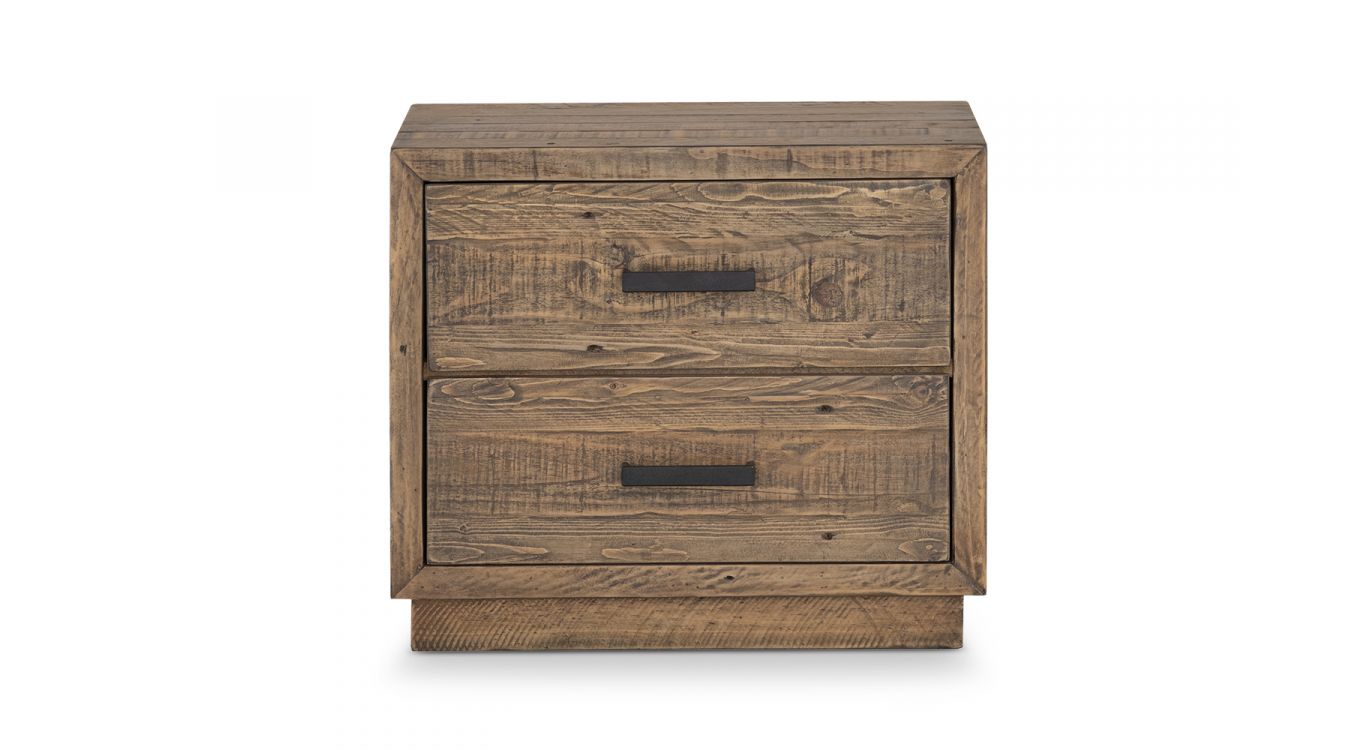 Table de chevet bois marron 61x40x53cm