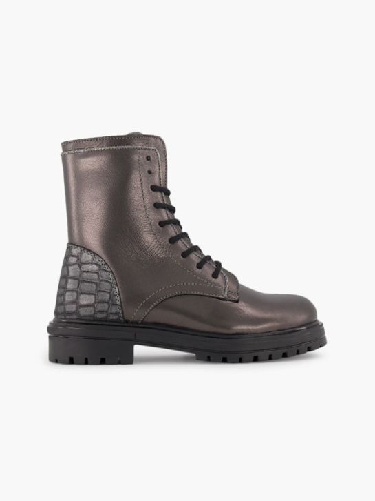 Vty Schnür-Stiefelette Silber