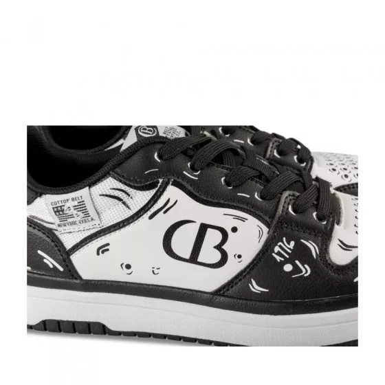 Baskets NOIR COTTON BELT