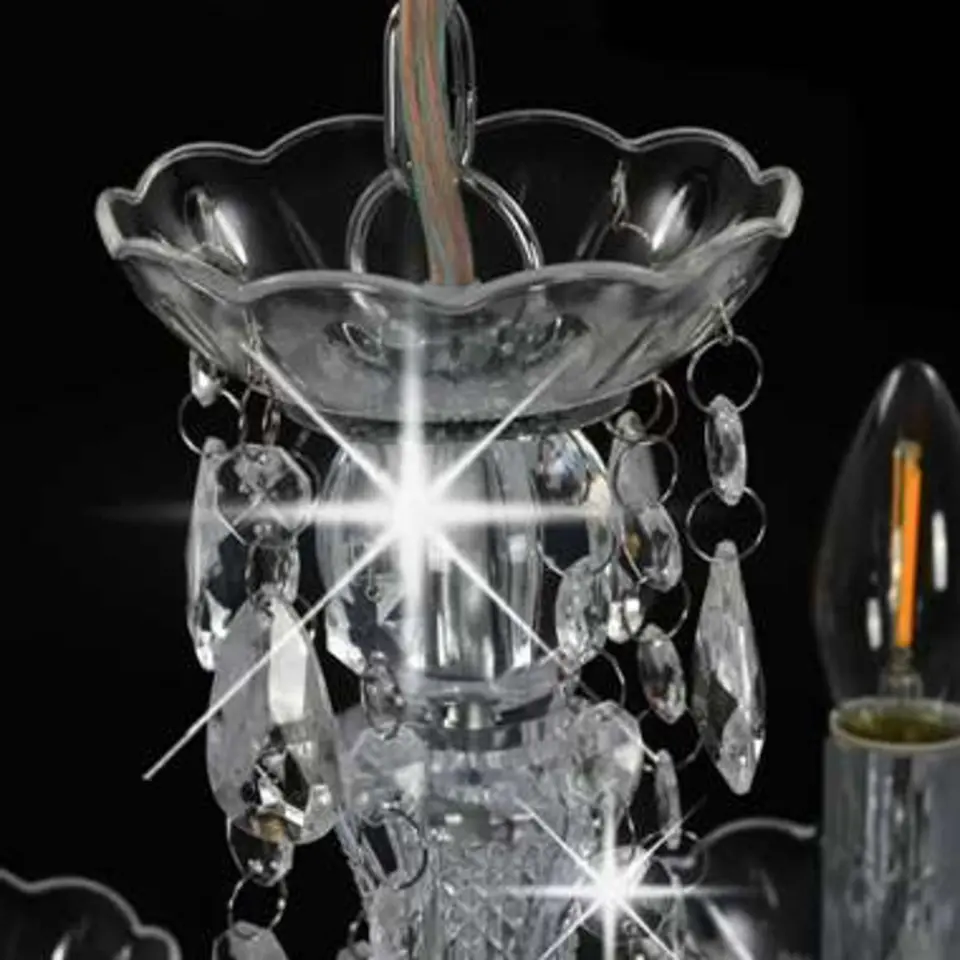 vidaXL - Kroonluchter - Zilver - Metaal