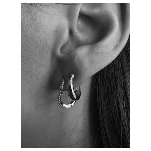 Pico Bodil Hoops, Gold Plated