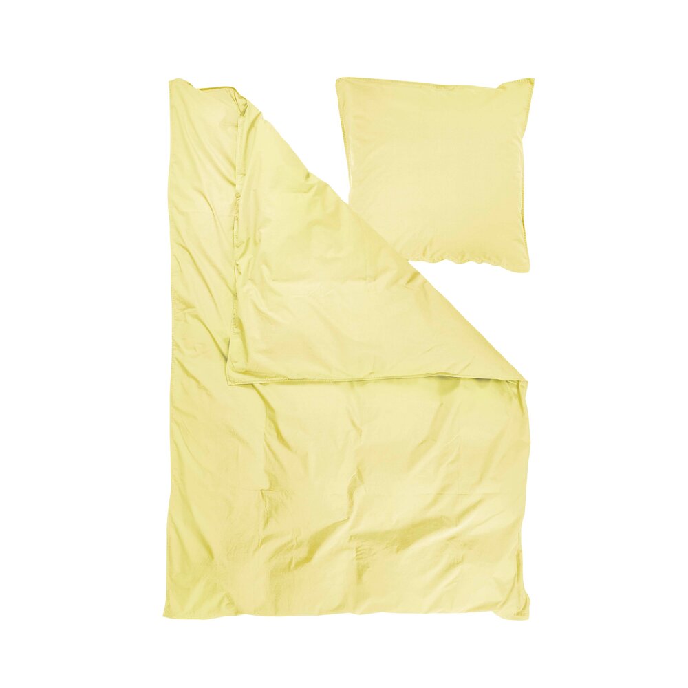 Bahne Interior  Curly Percale sengetøj - gul