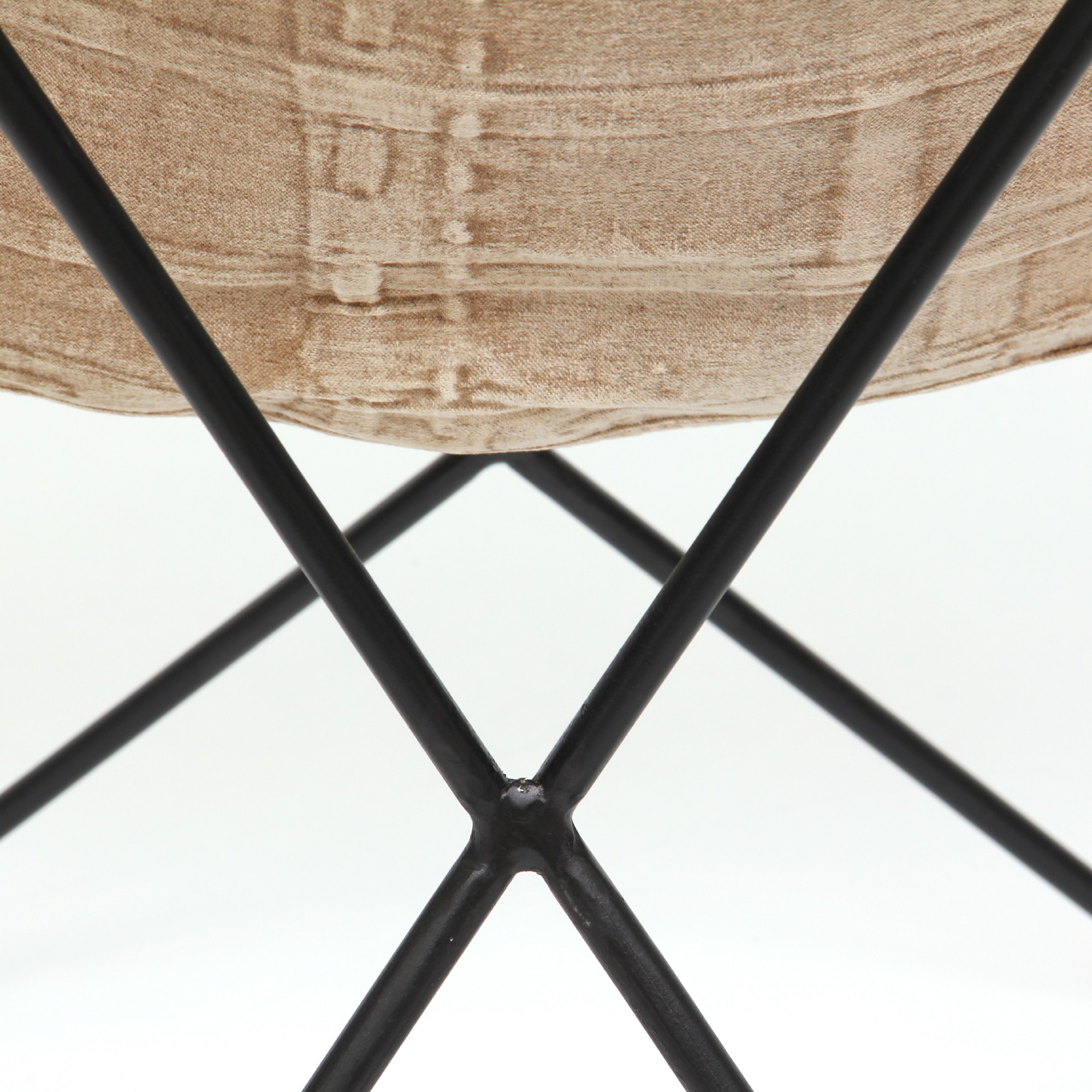 Lounger 'Brad', braun, schwarz, T 71 cm, B 74 cm, H 90 cm von fischer's lagerhaus