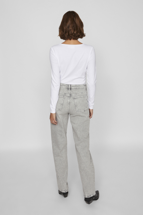 Vila grijze dames jeans