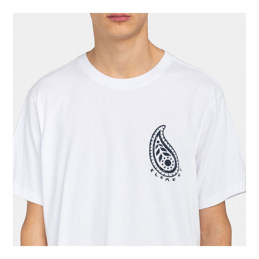 Element PAISLEY - Tee-shirt Homme optic white