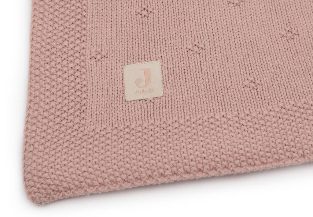 ledikantdeken Cosy Knit - Wild Rose