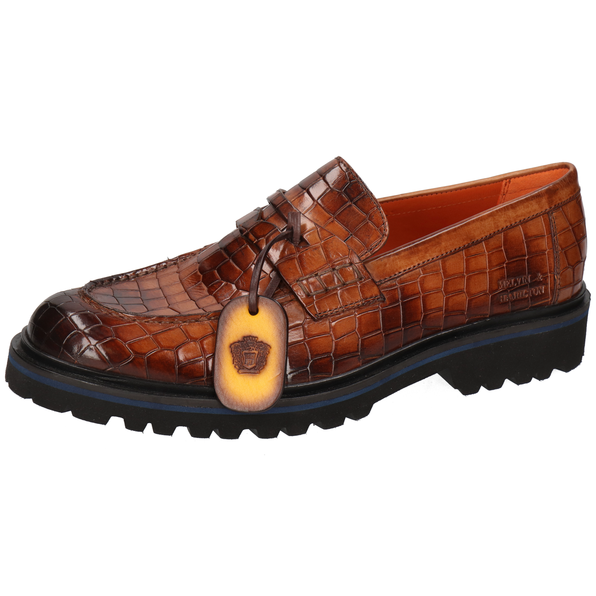 PIERCE 9 - Mocassins à semelle plateforme | Marron