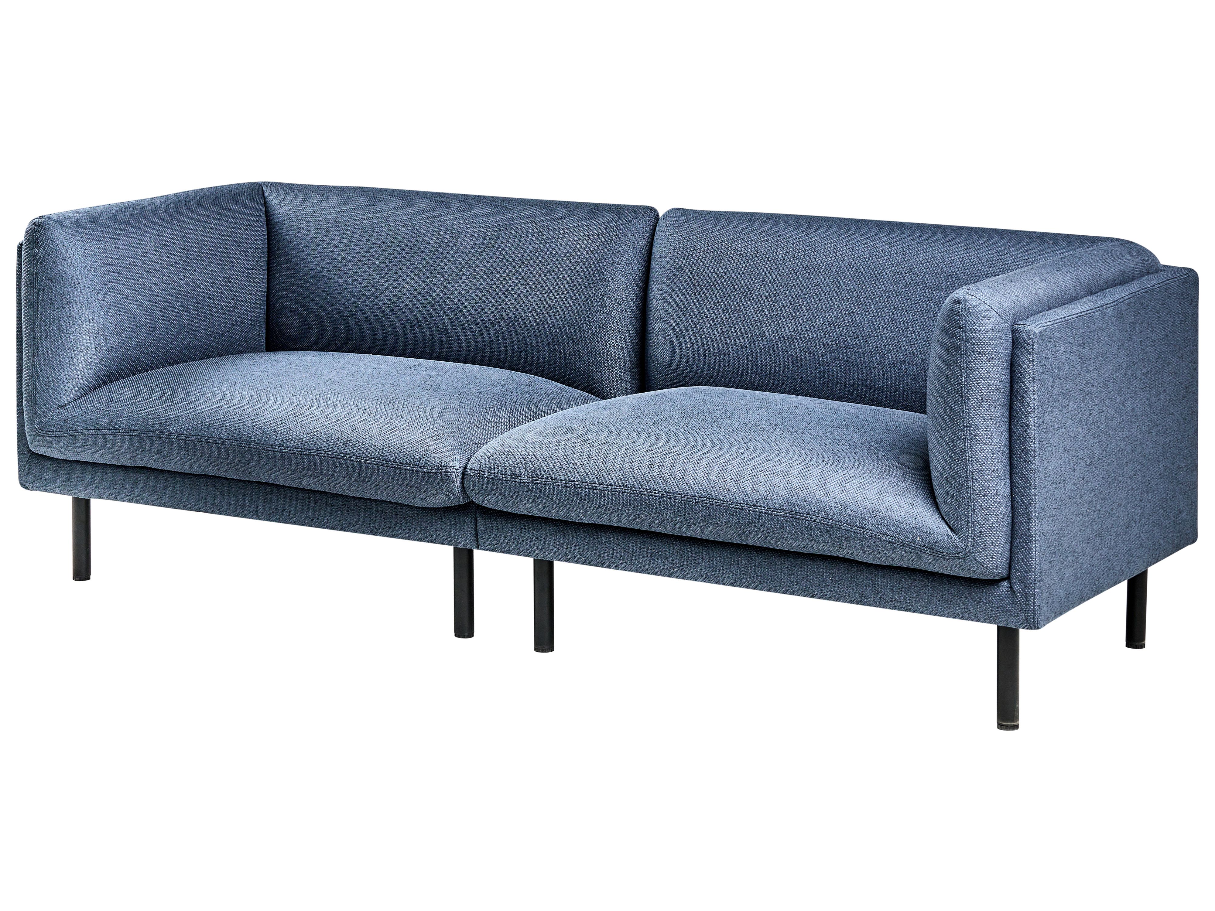 Bank 3-zits VORGOD Stof Donkerblauw