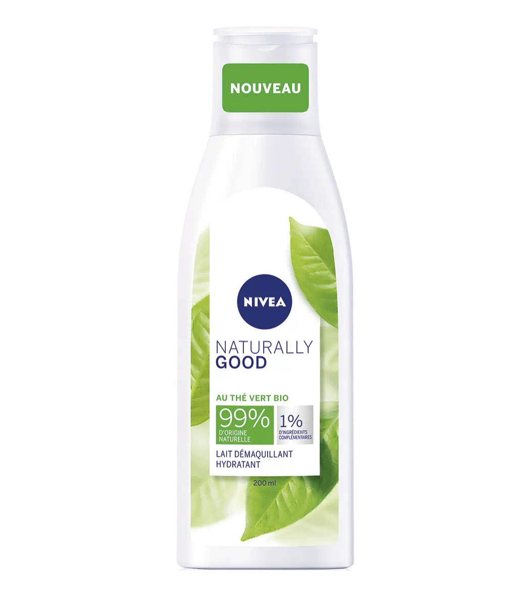 LAIT DÉMAQUILLANT VISAGE THÉ VERT BIO NATURALLY GOOD