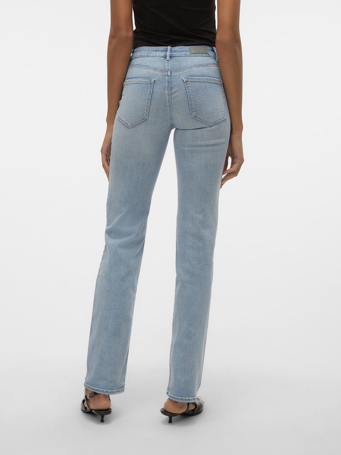 Vero Moda  Mid Rise Straight Fit Jeans