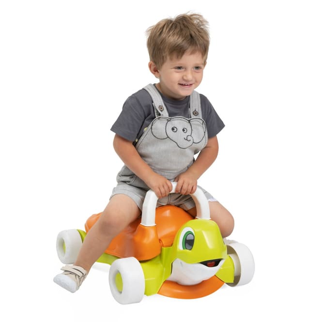 Chicco - Walk & Ride Turtle - 2 in 1 - Lauflernwagen und Rutscher