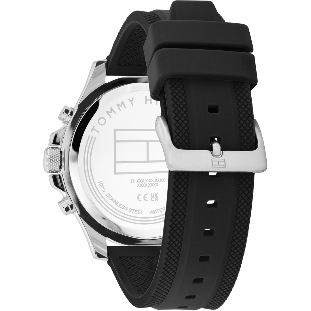 Tommy Hilfiger Bryan Day Date Silbrig / Schwarz