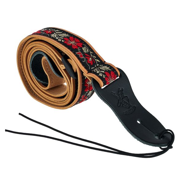 Minotaur Floral RedRibbon Ukulele Strap