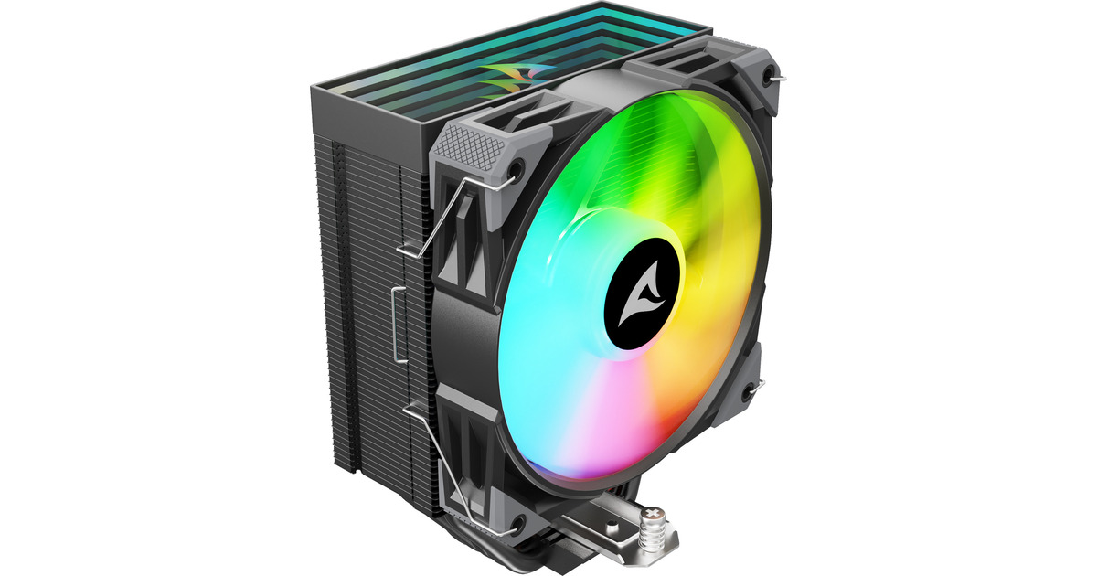 SharkoonA50 RGB CPU-koeler  (Zwart, 4-pins PWM fan-connector)