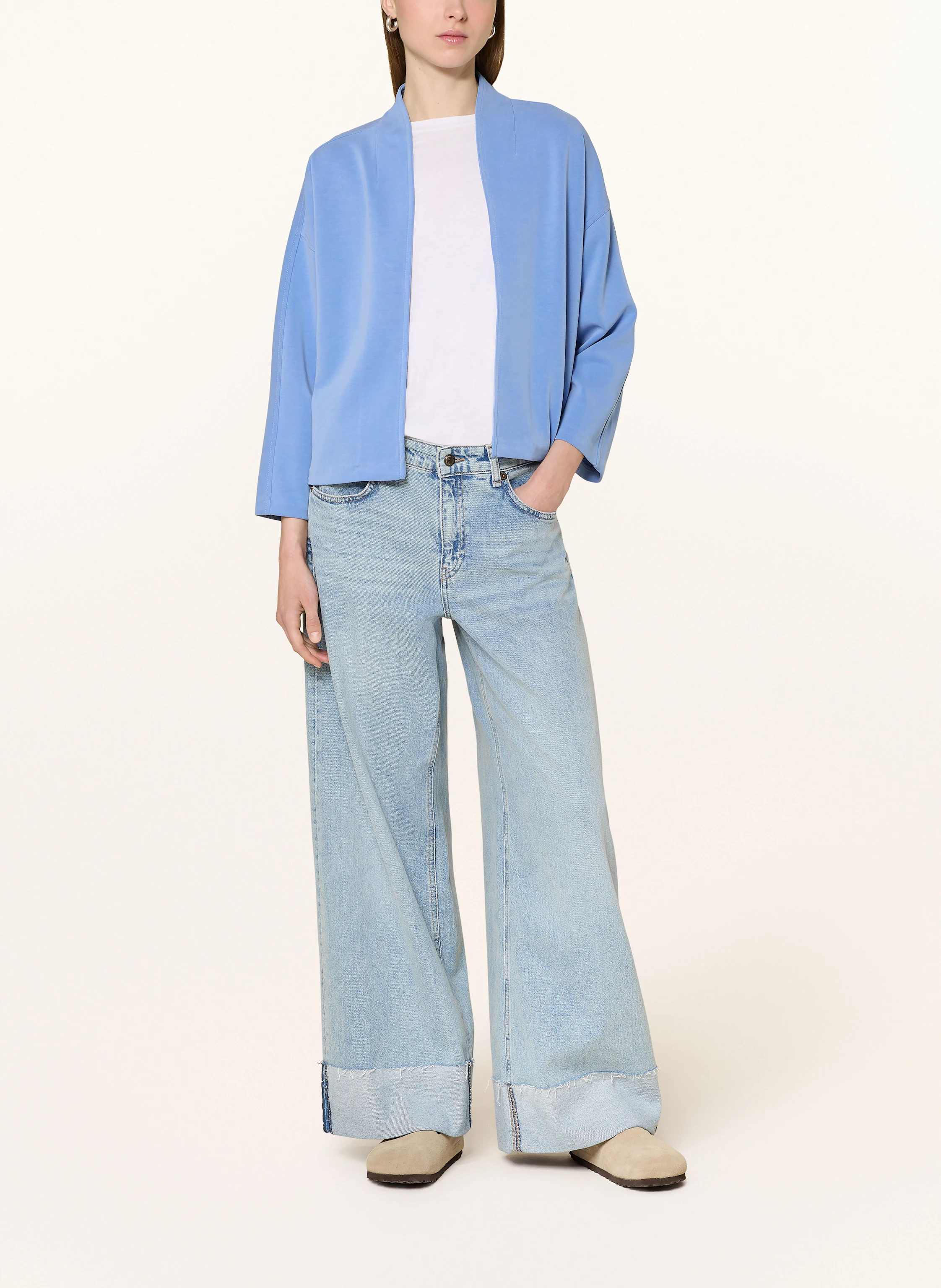 OPUS Sweatjacke JEKONA mit 3/4-Arm