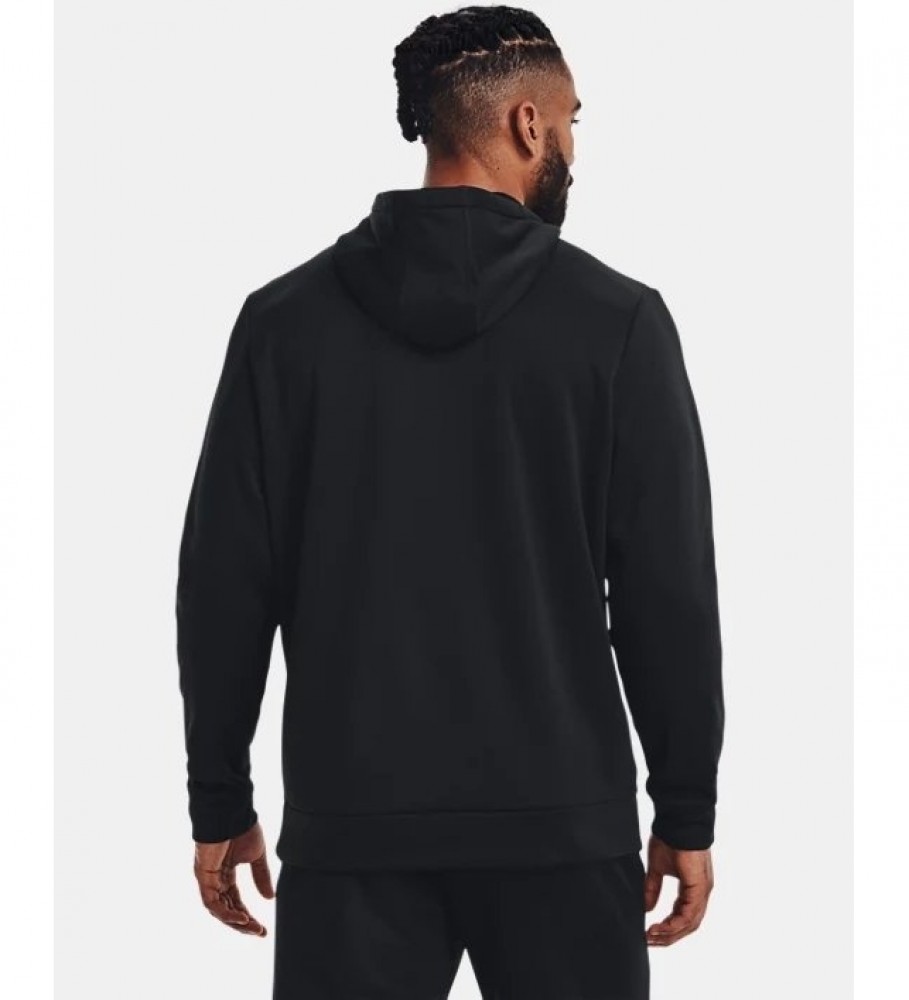 Moletom com capuz Under Armour Armour Fleece, preto