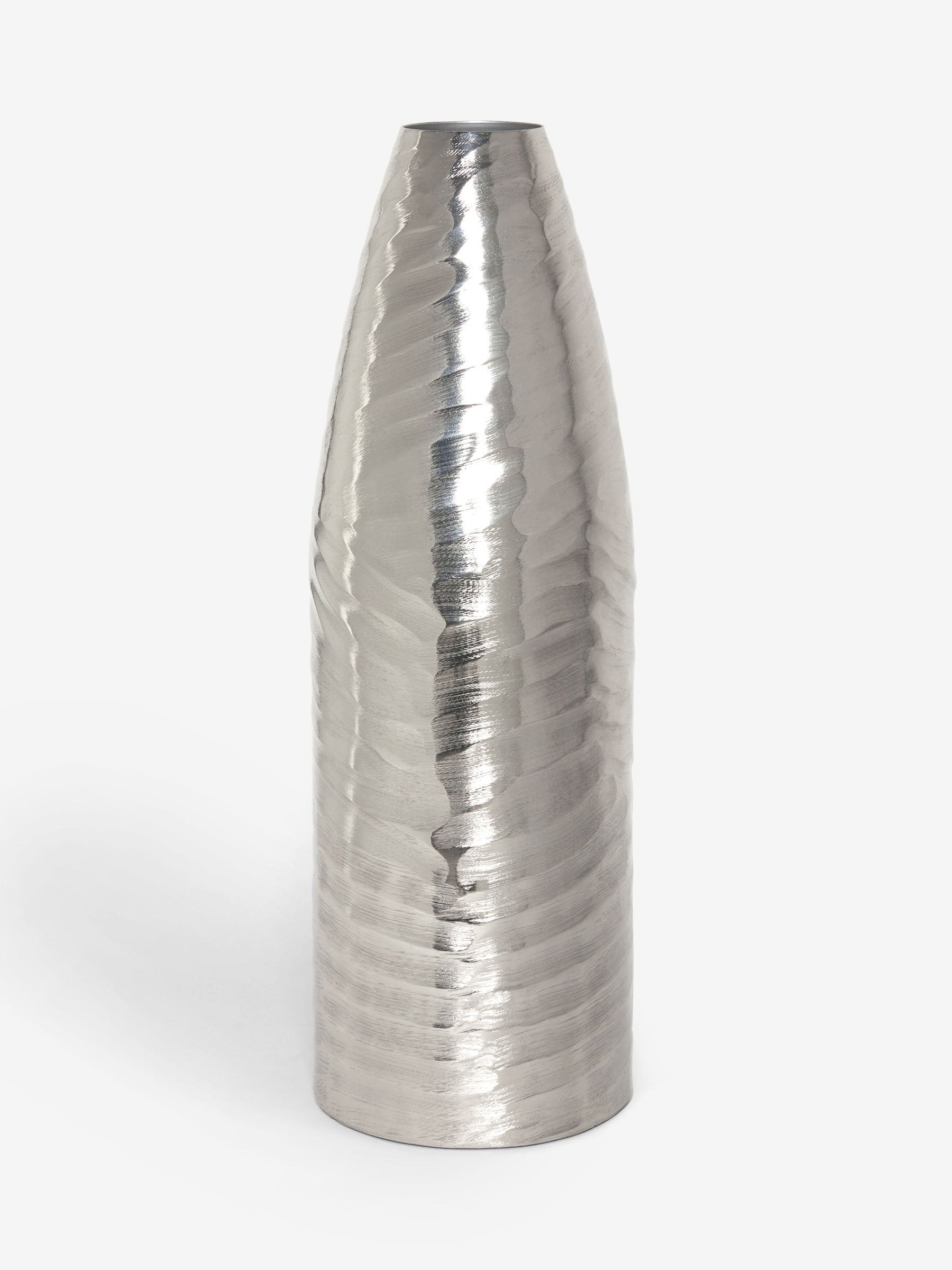 Metal Textured Vase