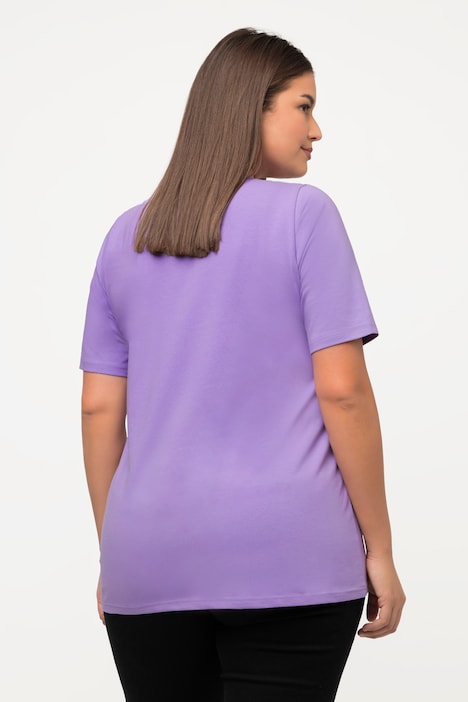 T-Shirt, A-Linie, Rundhalsausschnitt, Halbarm