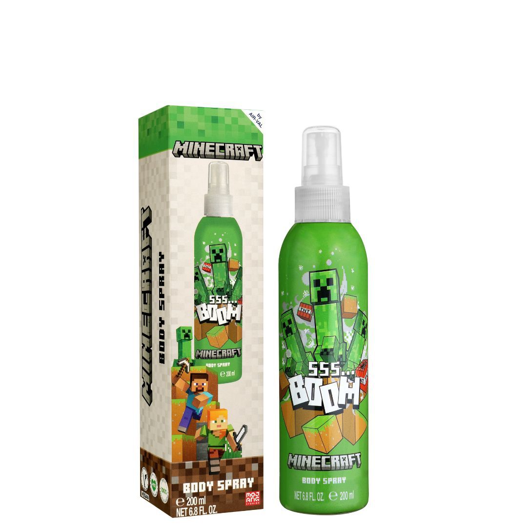 AIR VAL CRIANÇA Minecraft Body Spray - 200ml
