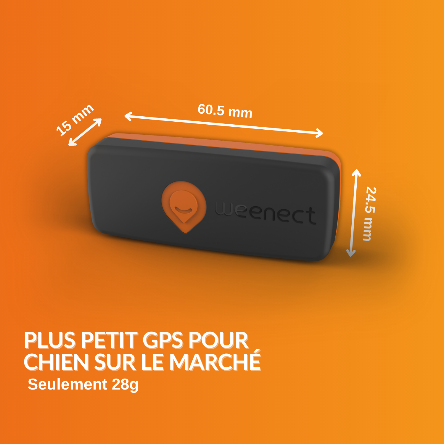 XS - collier gps pour chien ( black edition 2023)
