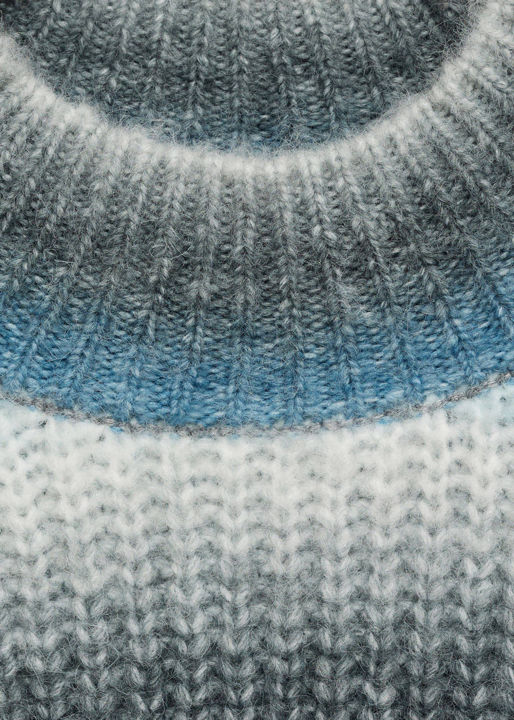 MANGO TEEN gebreide trui blauw