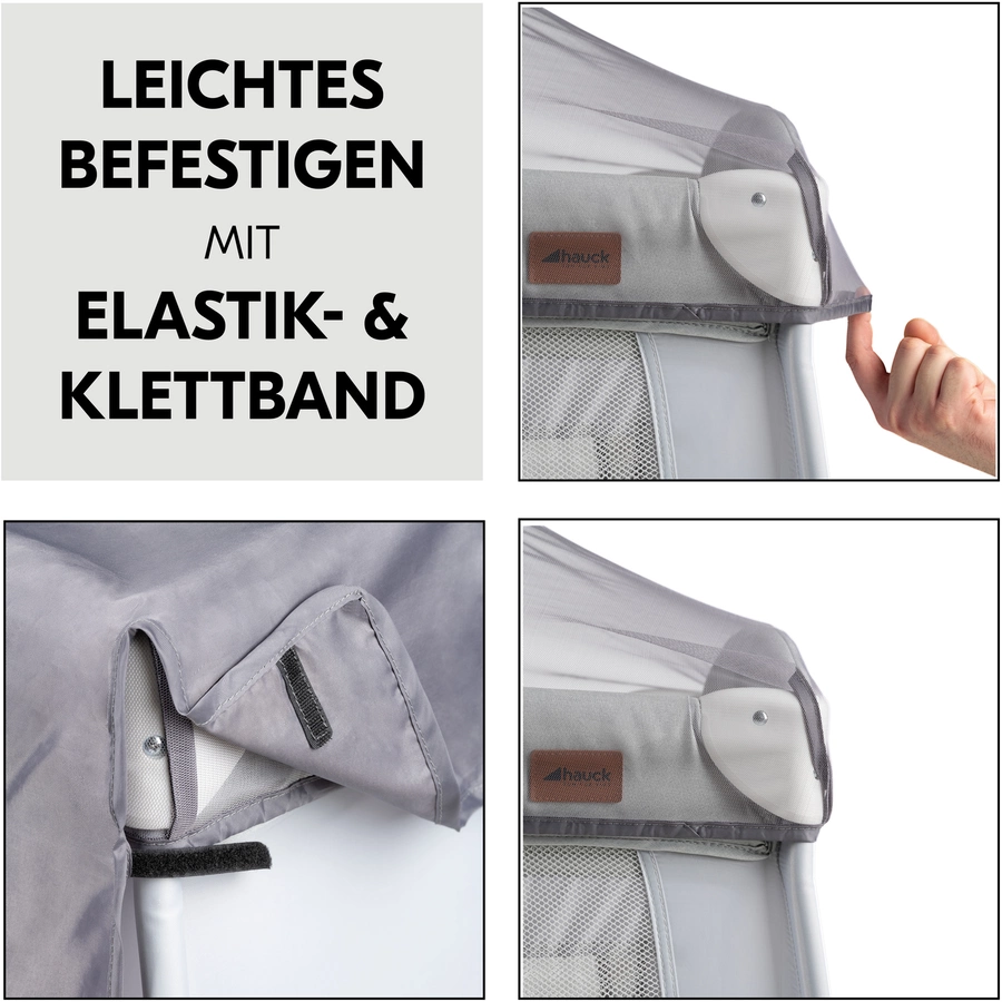 hauck Moskitonetz Travel Bed Canopy Grey