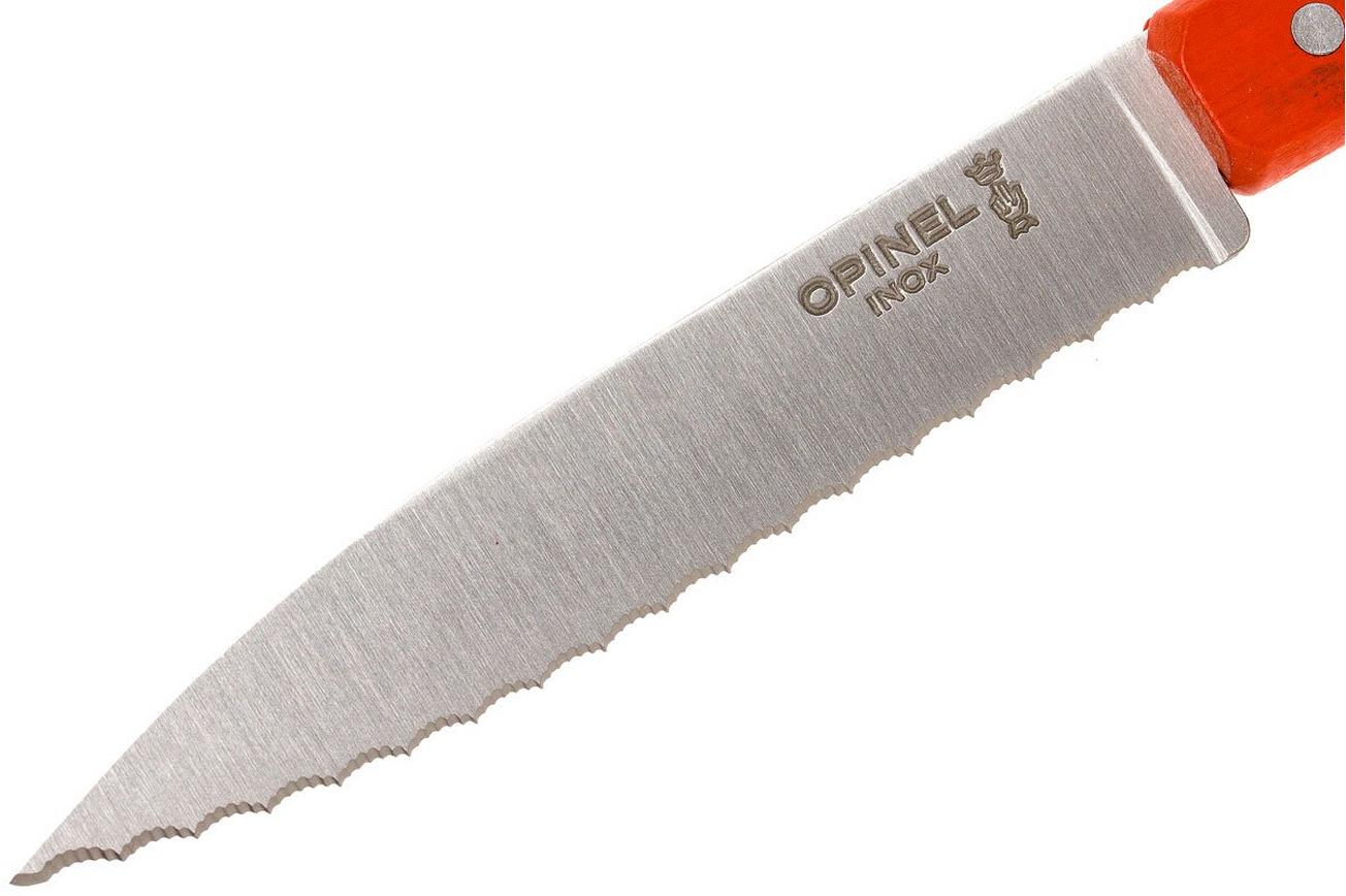 Opinel serrated knife 113  orange