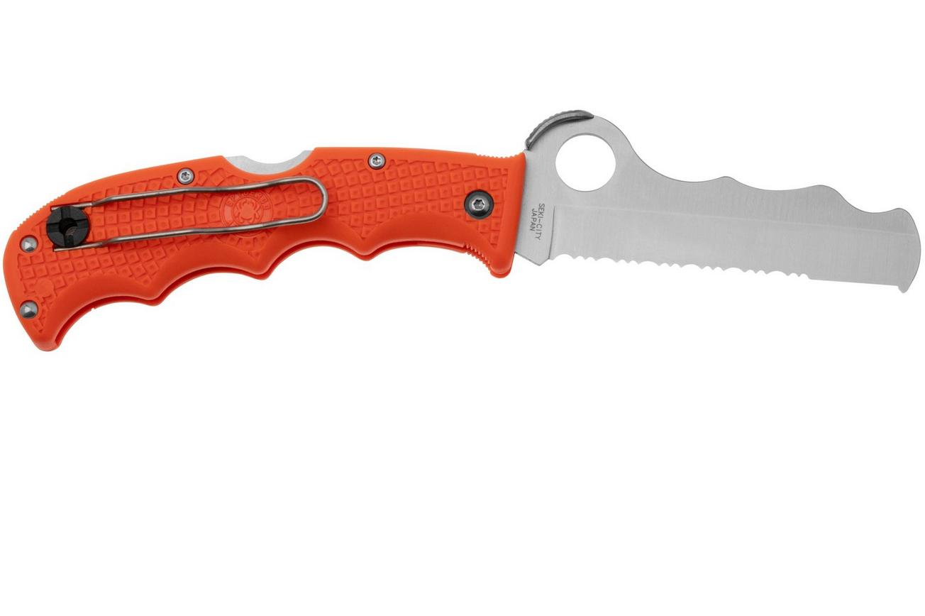 Spyderco Assist Orange C79PSOR serrated reddingsmes