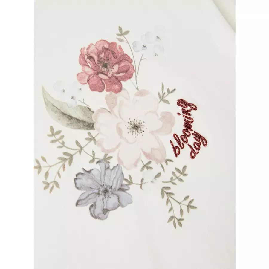 name it Langarmshirt Nmfdotty White Alyssum