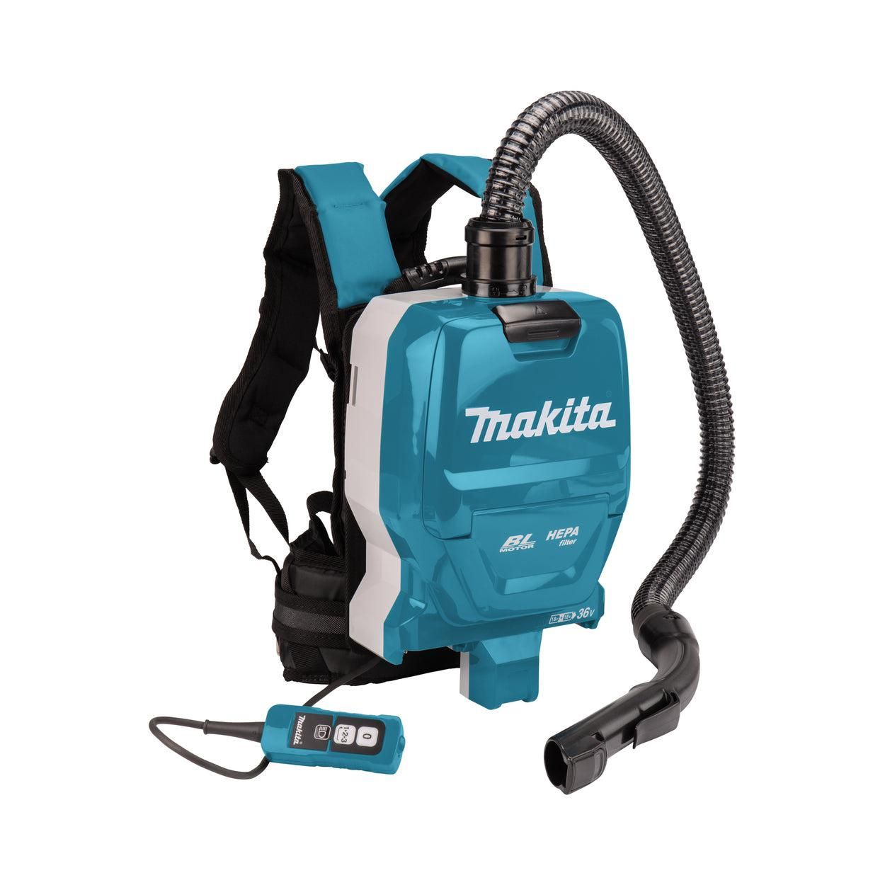 Makita DVC261ZX22 Accu Rugstofzuiger 2x18V Basic Body