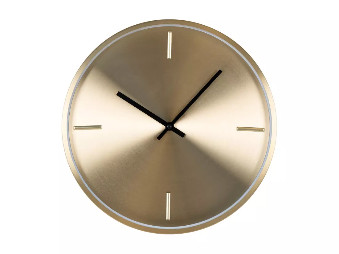 Istanbul - Horloge ronde en aluminium ø30cm : Couleur - Laiton