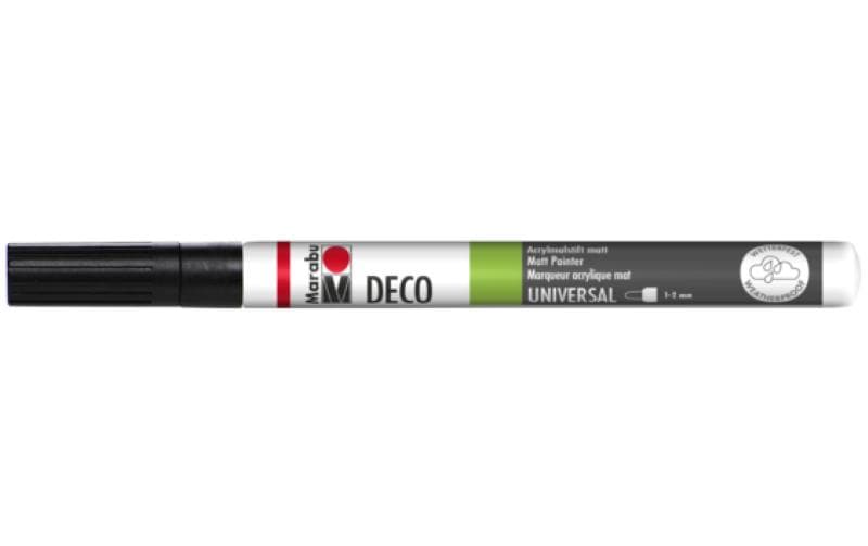 Acrylmarker Deco Painter 1 - 2 mm, SchwarzMarker auf Wasserbasis