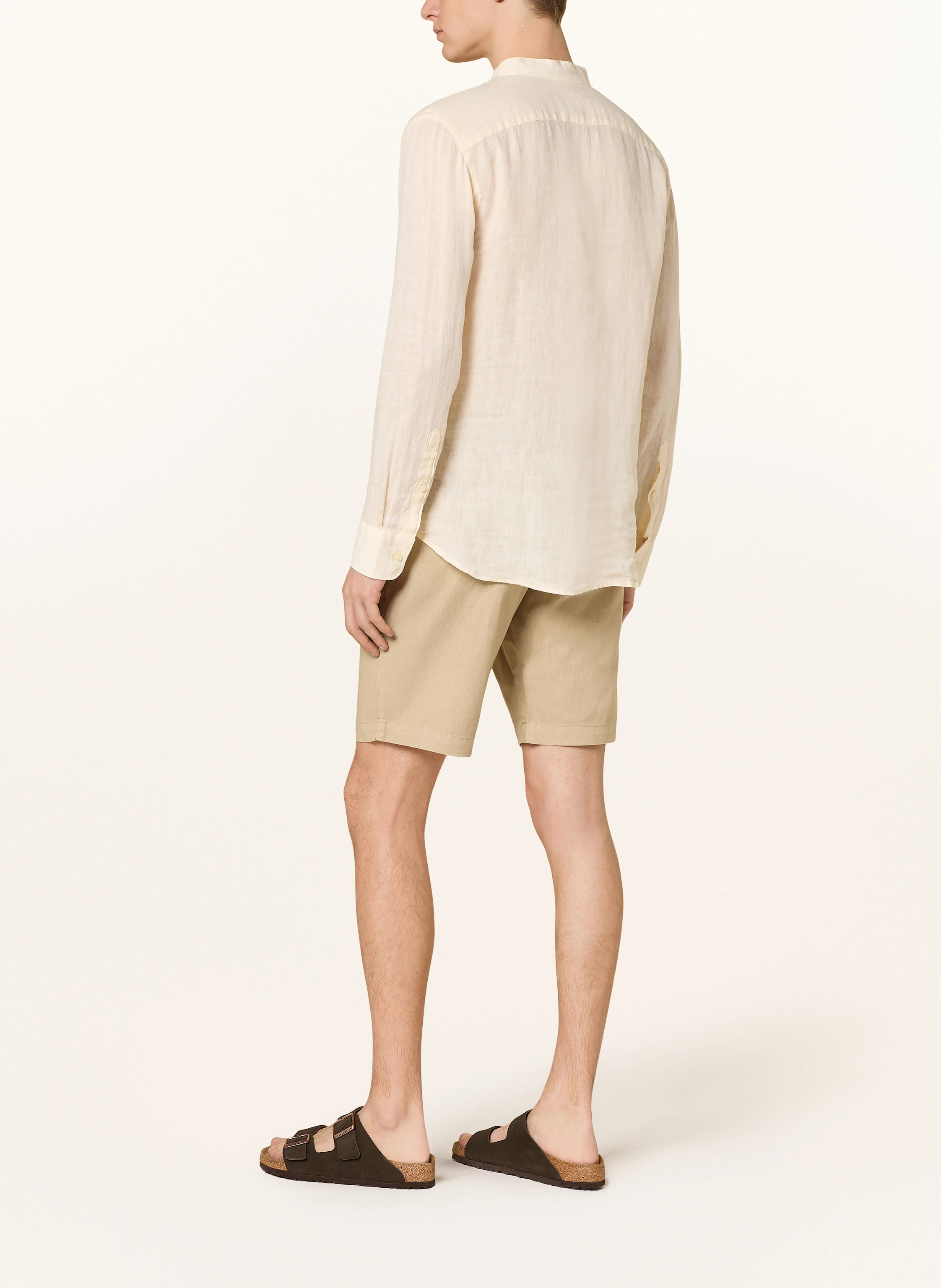 PAUL Shorts Comfort Fit mit Leinen