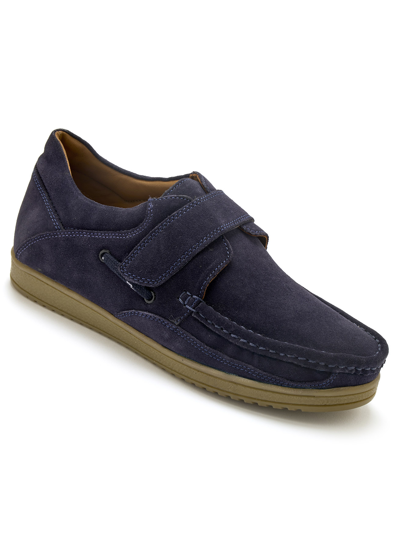 Derbies cuir à patte scratch