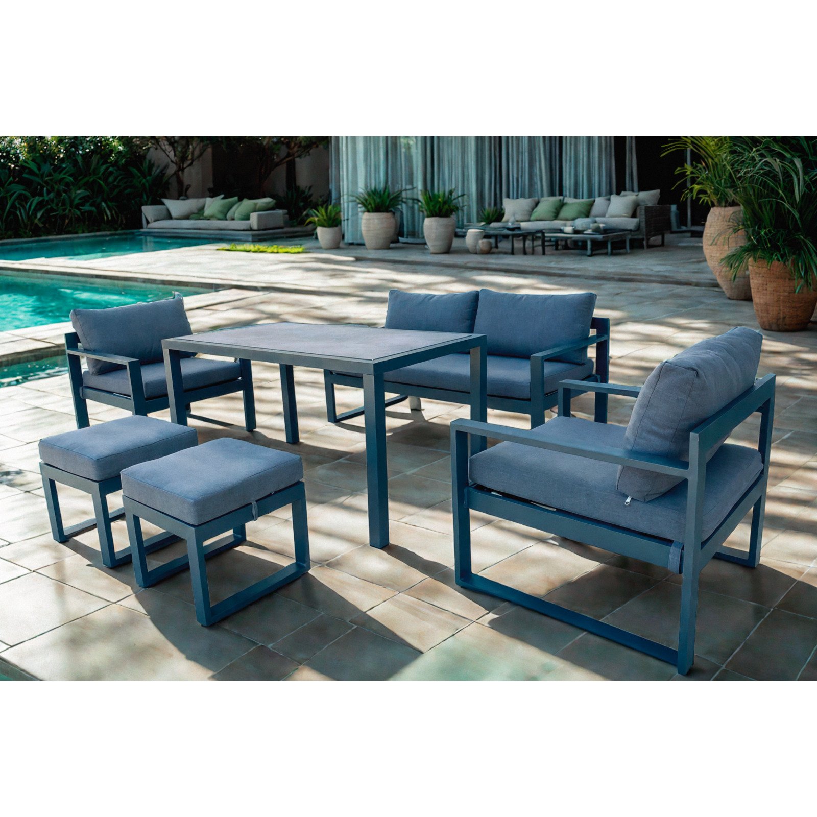 Gartenlounge Denver anthrazit