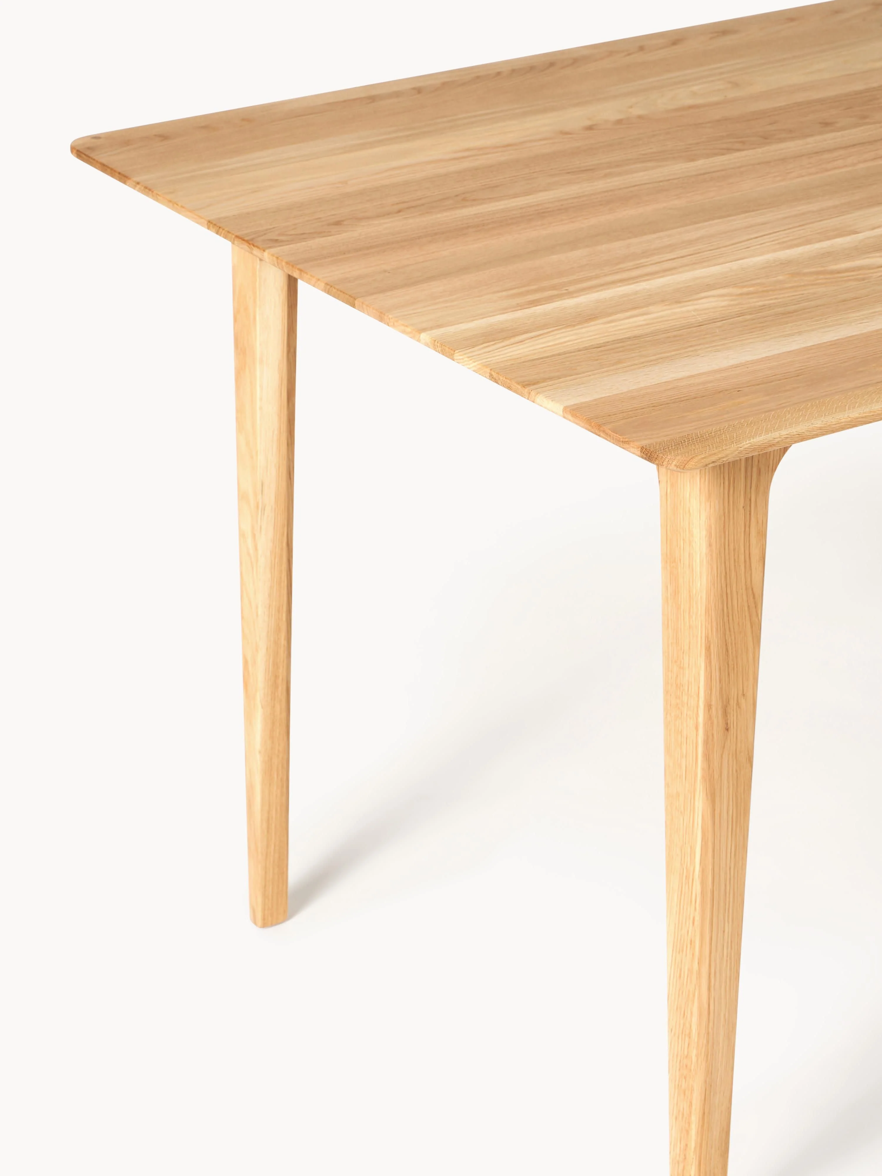 Eettafel Archie van eikenhout, in verschillende formaten