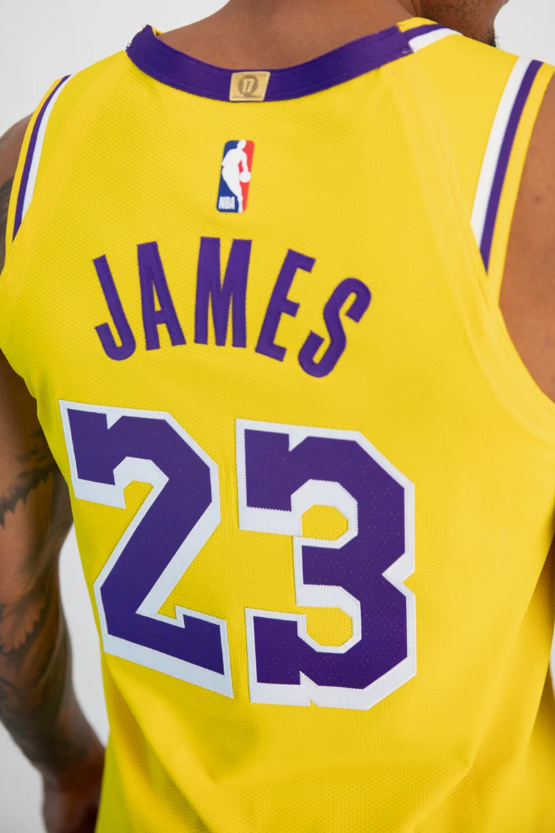 Nike Los Angeles Lakers Icon Edition LeBron James Herren Basketballtrikot