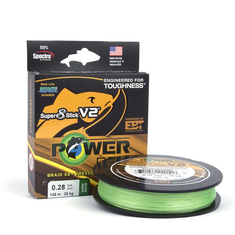 Tresse Power Pro Sup 8 Slick V2 - 2740M - Aqua Green