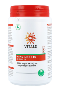 Vitals Vitamine C   D3 Gummies 60ST