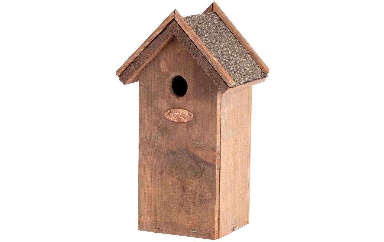 Nistkasten Kohlmeise mit BitumendachTraditioneller Nistkasten aus Holz