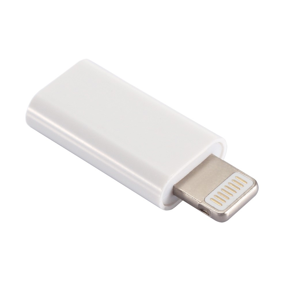 USB C auf Lightning Mini Konverter Adapter - Weiss